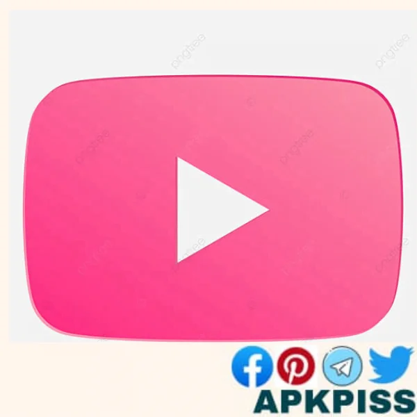 تحميل يوتيوب الوردي You tube pink APK For Android 2024 اخر اصدار