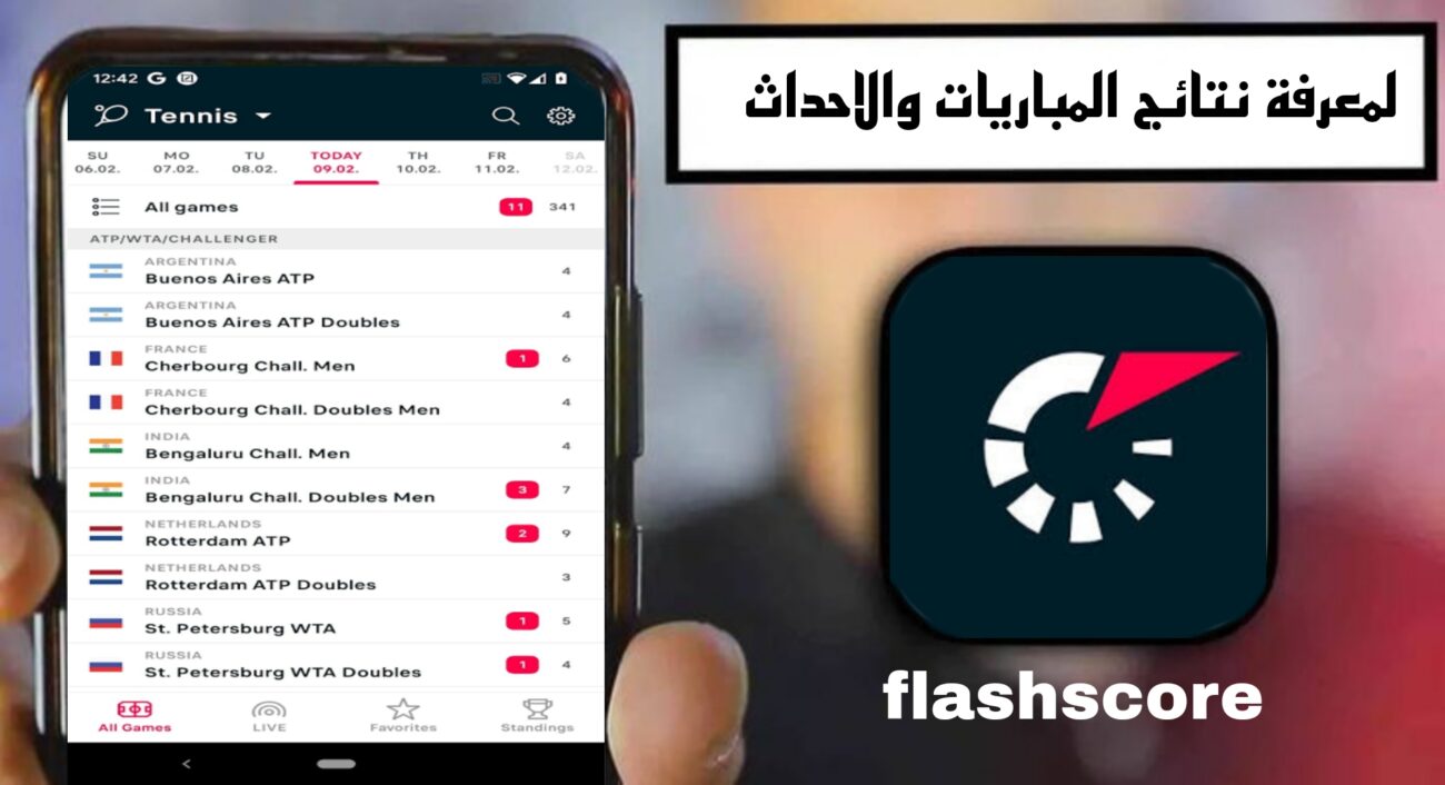 تحميل فلاش سكور Flashscore مهكر 2024 للاندرويد APK مجانا